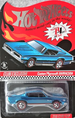 Hot Wheels RLC Exclusive - Real Riders - CUSTOM BARRACUDA (numéro bas #127