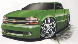 'ToonedChevyS-10Sketch