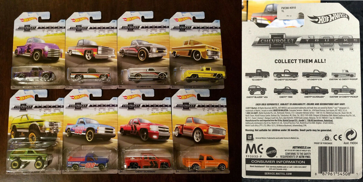 100 Years of Chevy Trucks Series 2018 Hot Wheels Wiki Fandom
