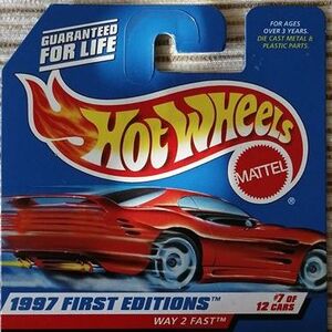 hot wheels 1996 way 2 fast