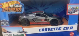 Pull Back Speeder Corvette Grey