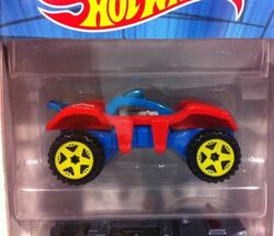 Hot Wheels Spider Rider ミニカー Amazon.com: Hot Wheels Spider Rider 4/8, red/blue : Toys & Games