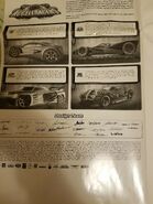 AcceleRacers Series (2005) poster signed by Design Team