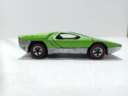 1969 REDLINE Alfa Romeo Carabo, Lime Green, Blue, Orange paint, Blue windshield, Black interior