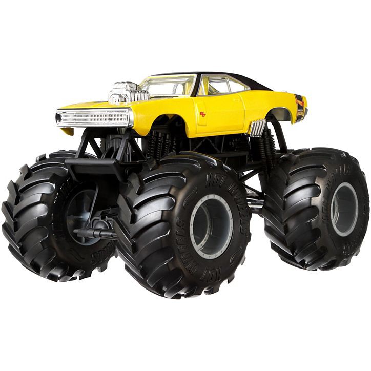 HOT WHEELS MONSTER TRUCKS OVERSIZED 2023 DODGE R/T 1:24 SCALE