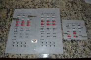 Tampo Test Sheet for the Corvette Showcase 45th Anniversary 2-Car Sets