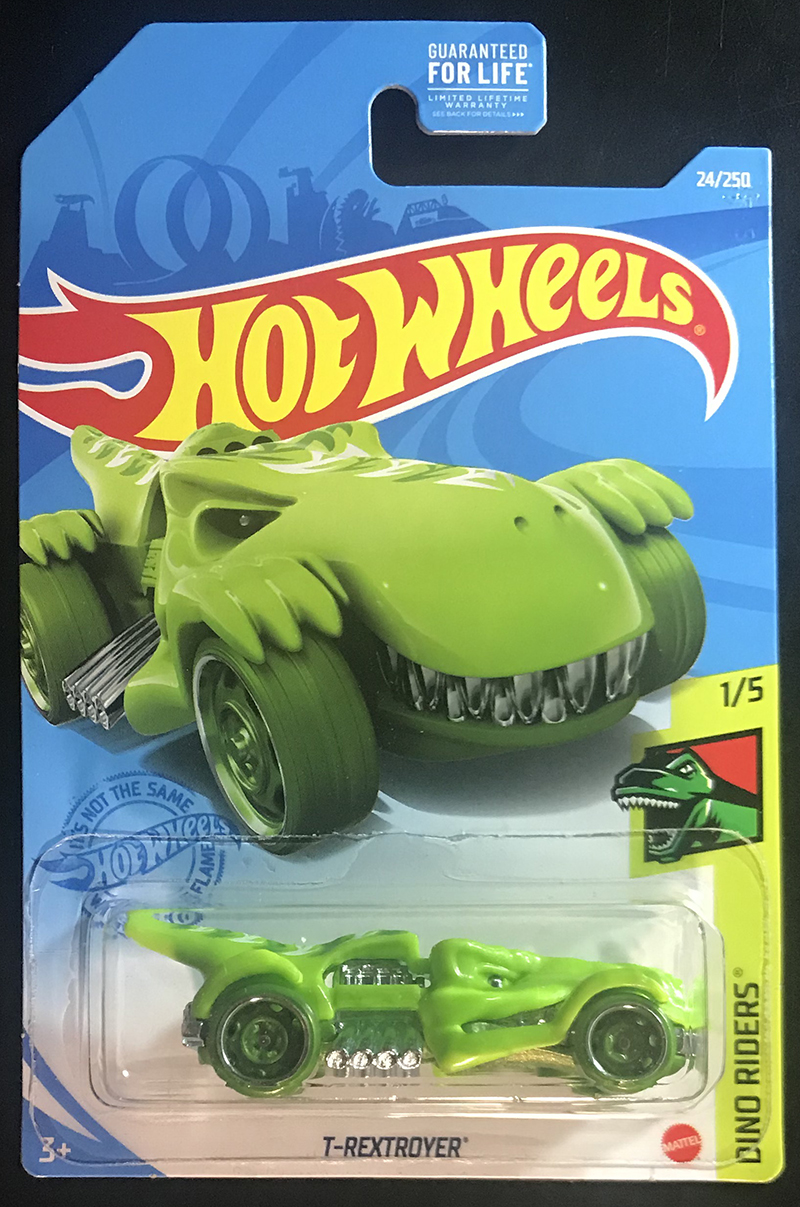 Hot Wheels T-Rextroyer, [Gold] 24/250 Dino Riders 1/5