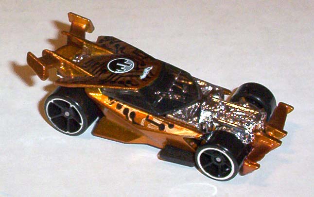 Hot Wheels 2007 Drift King Metalflake Gold Race Car HW New Models