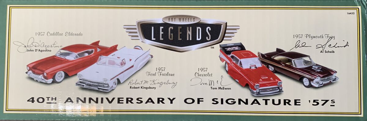 Legends: 40th Anniversary of Signature '57s 4-Car Set | Hot Wheels 