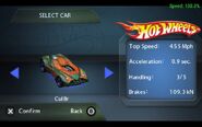 Hot Wheels Cul8r Playable In Hot wheels Ultimate Racing