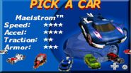 Maelstrom was playable in Hot Wheels Velocity X GBA