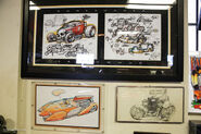 Sketches at Larry Wood's Showroom