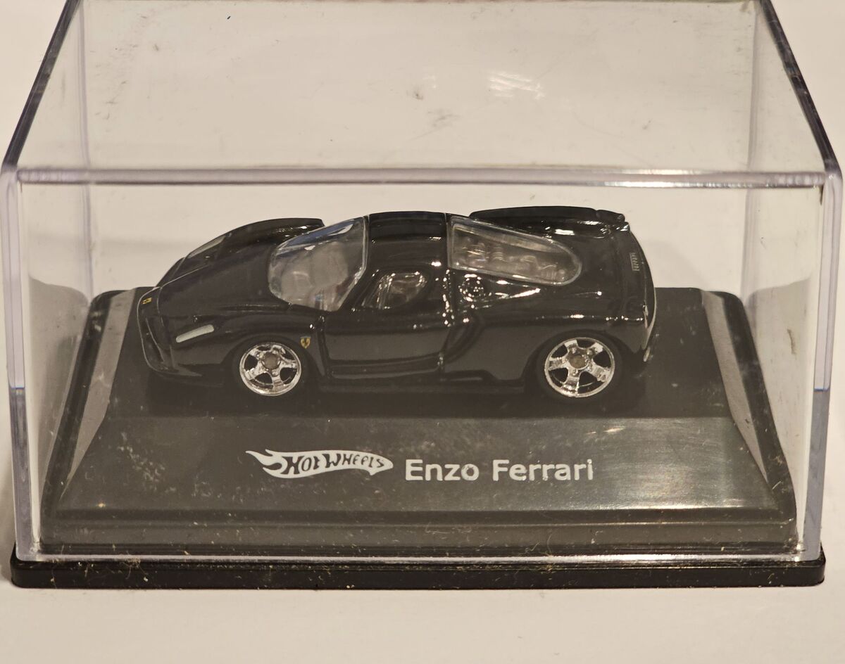 🇮🇹2007 Hot Wheels Ferrari Racer Enzo Ferrari Black 60th