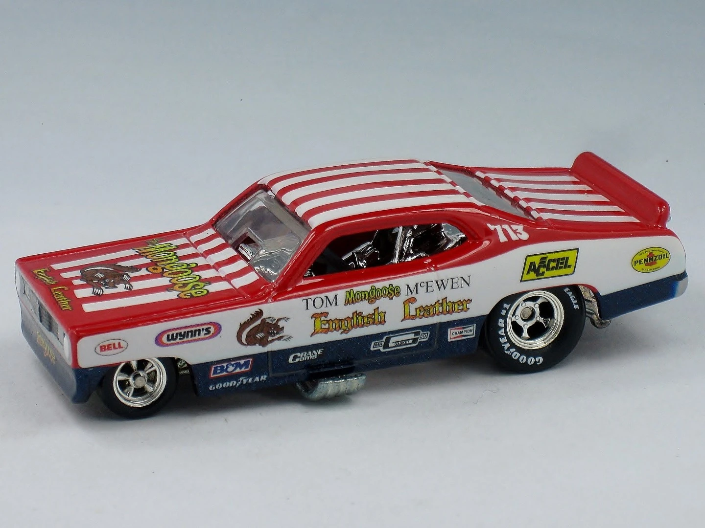 2009 Plymouth Duster Funny Car (Red, White &Amp; Blue)