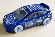Example of blueprint tampo on the 2018 Art Cars '16 Ford Focus RS casting.