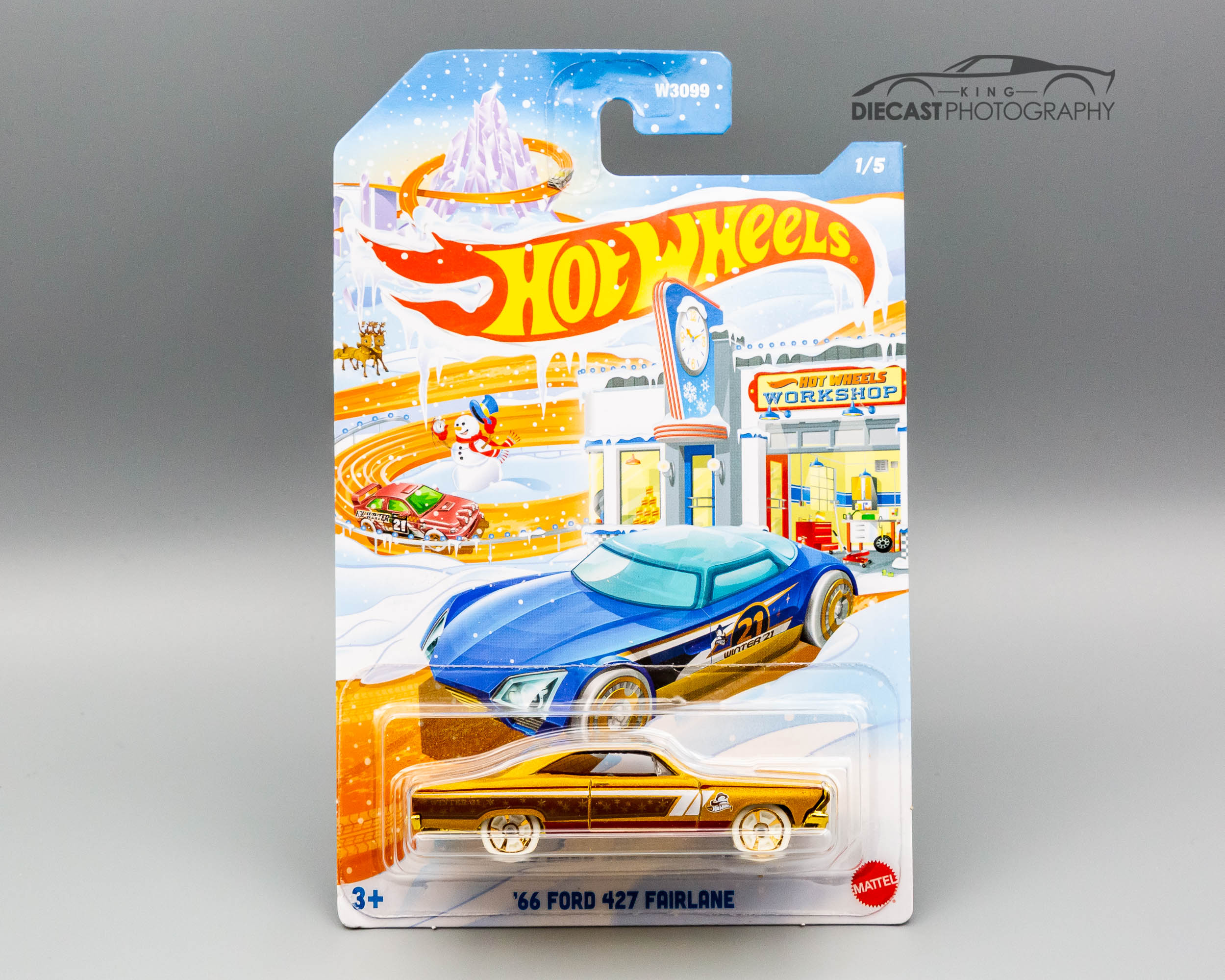 2016 Hot Wheels #95 HW Flames '66 Ford 427 Fairlane KMART EXCLUSIVE 