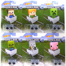 hot wheels minecraft minecart