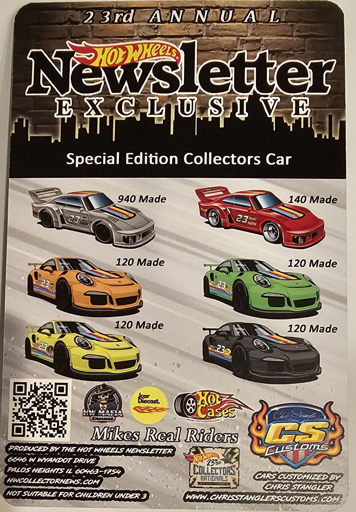 Hot wheels newsletter convention sales