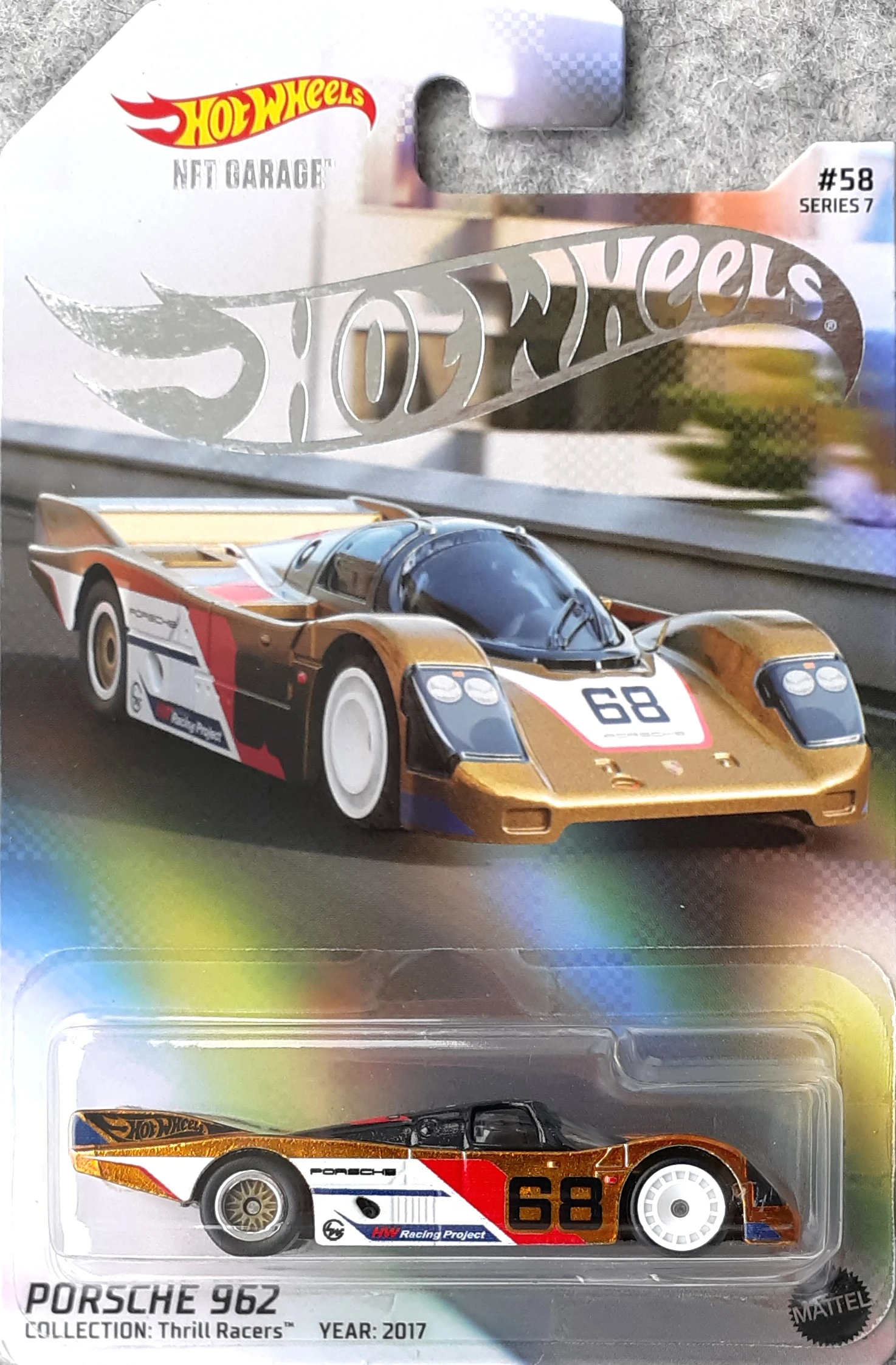 hotwheels ホットウィール　NFT PORSCHE 962  一台 Hot Wheels - Porsche 962 - 2024 NFT Garage Series 7 – Top