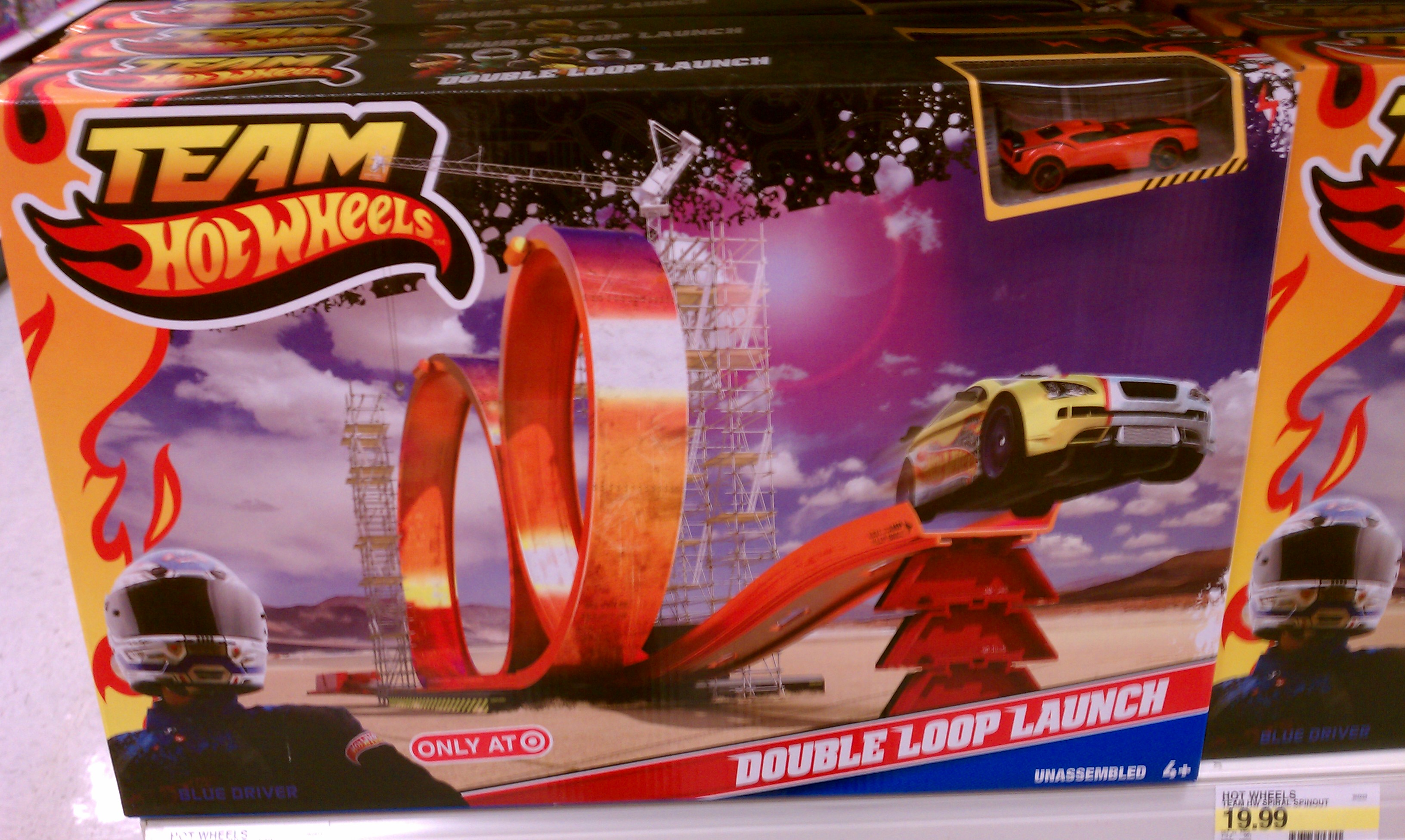 Hot wheels deals double launcher