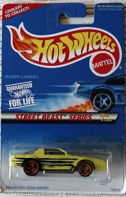 Hot Wheels 1/64 Chevrolet Camaro 80's – Exclusive Toys R Us 1998 Jaune (Sans Boîte)