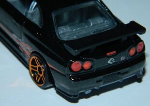 R34 Skyline - rear detail (2013 - Black)