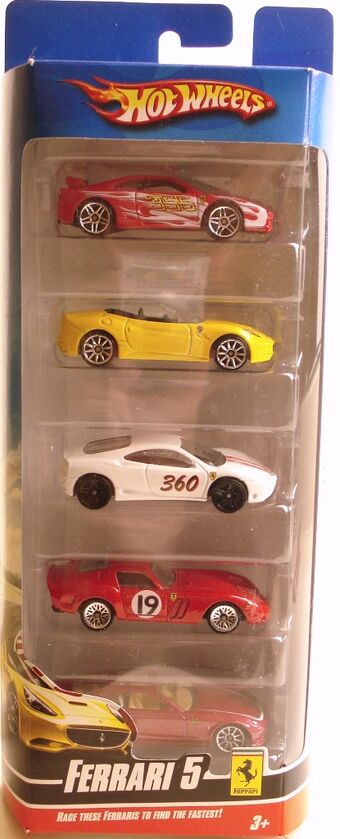 hot wheels ferrari 5 pack 2014