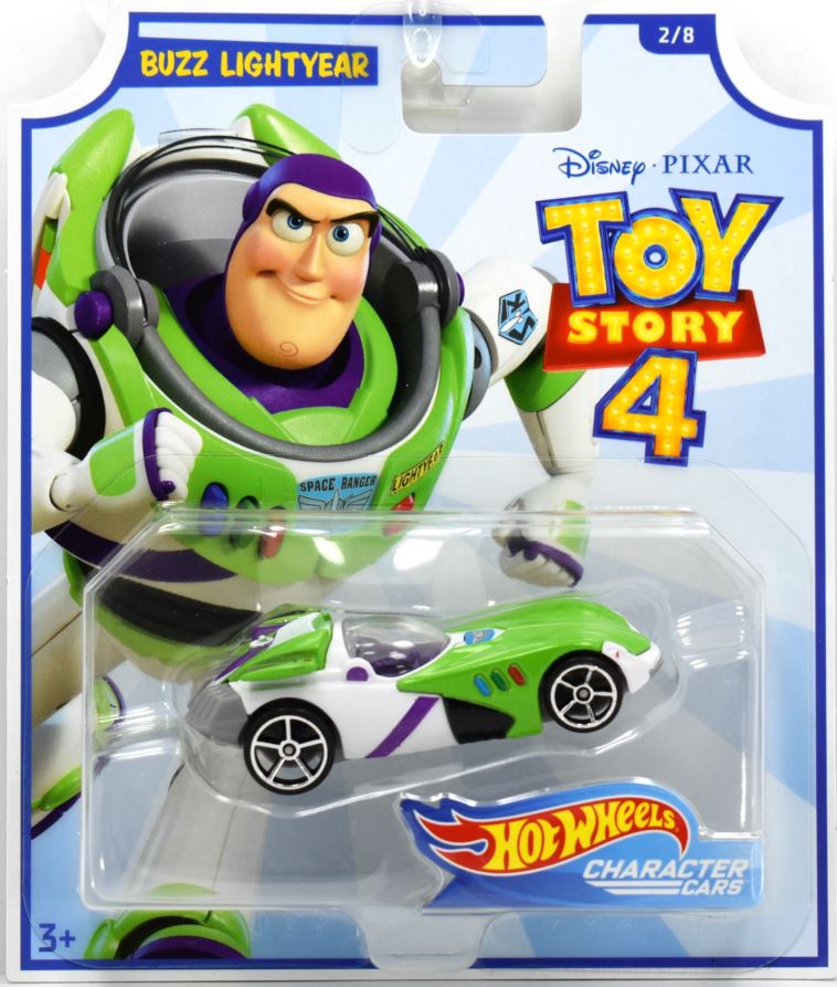 Mattel HotWheels Character Cars Toy Story 4 alle 8 Autos im Set ca.6 cm groß 