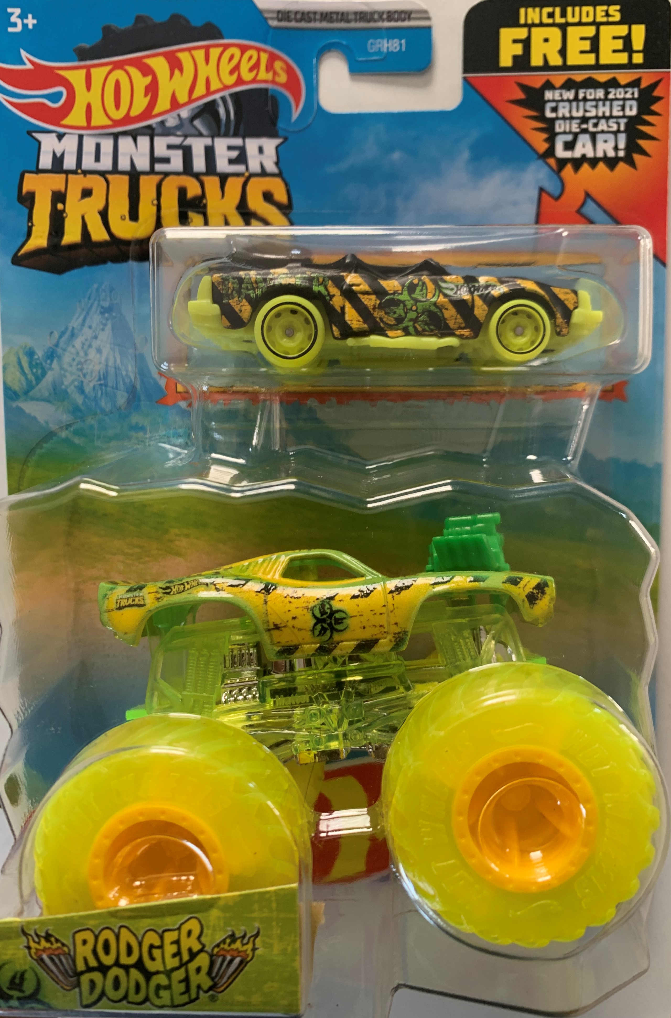 Roger Dodger Hot Wheels Monster Trucks Color Shifters