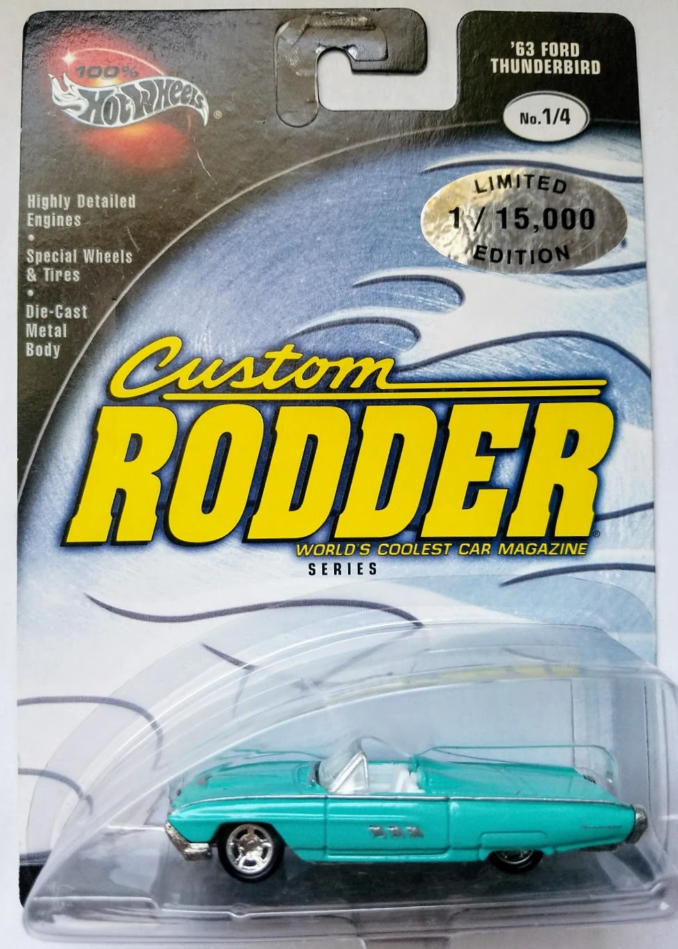Hot Wheels 1963 Thunderbird Muscle Mania 2/5 Rossa #102 - Modellino Scala 1:64 In Pressofuso