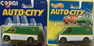 Corgi card vs Hot Wheels card