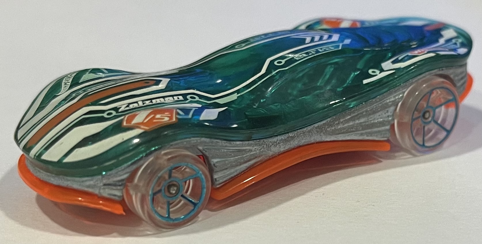 hot wheels clear speeder