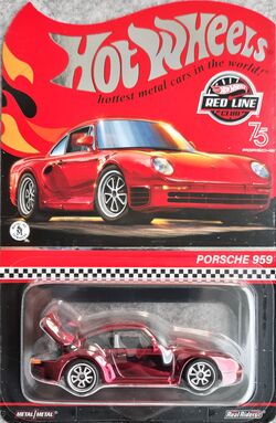 HotWheels RED LINE CLUB PORSCHE 959