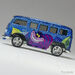 1071 Hot Wheels Volkswagen Custom Deluxe Station Wagon Alice in Wonderland mf blue (5)