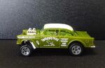 2022 Hot Wheels Bel Air Gasser Triassic green3