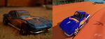 Metalflake Blue 1998 Race Team Series IV recreated in Forza Horizon 3.