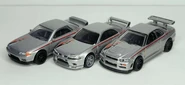 NISMO livery Nissan Skyline GT-R trio