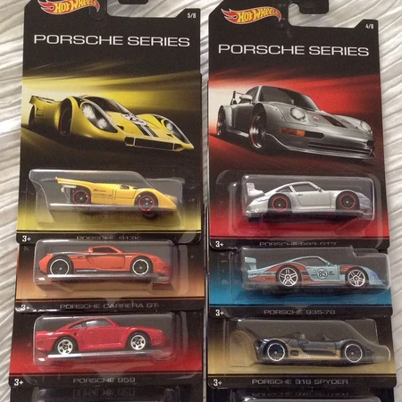 hot wheels porsche series exclusive 8 car set