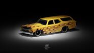 '70 Chevelle SS Wagon 2019 HW Flames Yellow