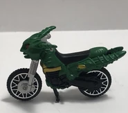 A view of the bike with no rider figure