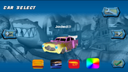 Jaded was playable in hot wheels Track Attack