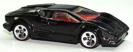 hot wheels lamborghini countach 25th anniversary