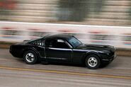 Black '65 Mustang Fastback - 0046d