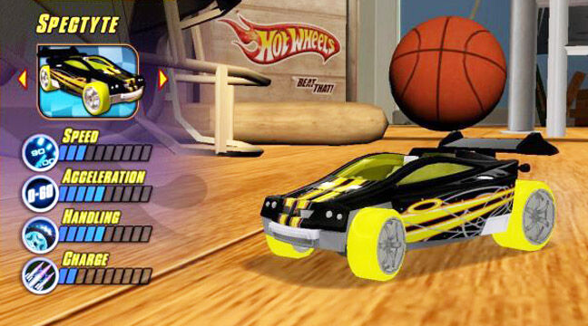 Hot Wheels: Beat That! Title Screen (Xbox 360, PS2, Wii, PC) 