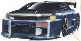 NissanSkylineR32Sketch