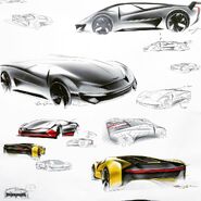 Sketches of the El Vineto, made by Lindsey Lee.