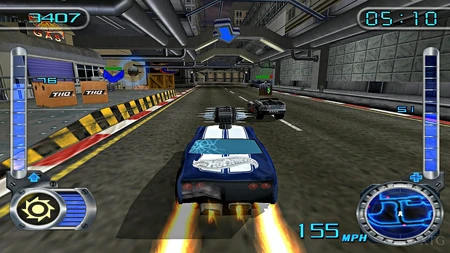 Gameplay of Velocity X on the console version.