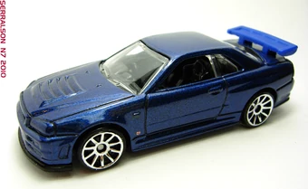 hot wheels r34 gtr