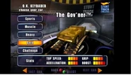 The Gov'Ner as a playable car in the XBOX version of Hot Wheels Stunt Track Challenge as a Gold Car.