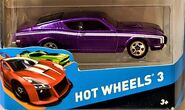 Hot Wheels 2015 Mercury Cyclone 3 Pack Exclusive Metal Flake Purple with white striping